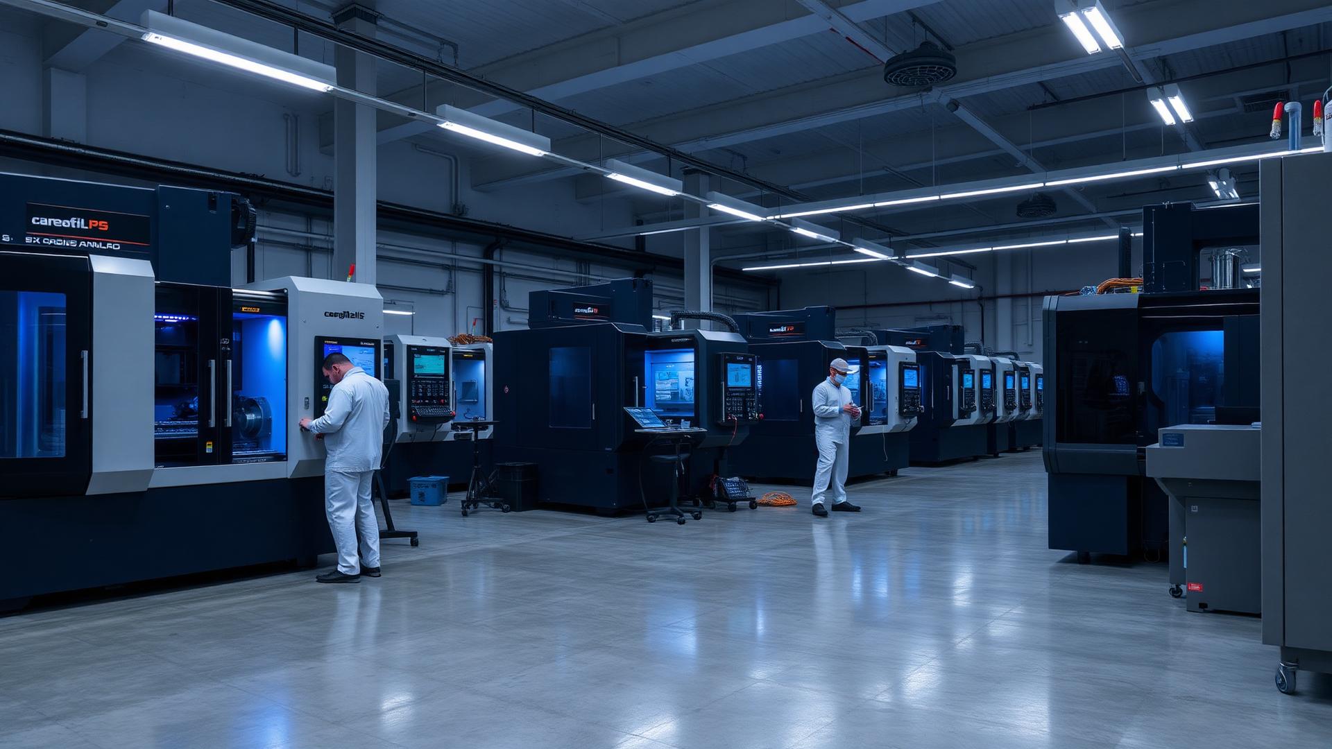 NOVA Precisionの精密加工工場